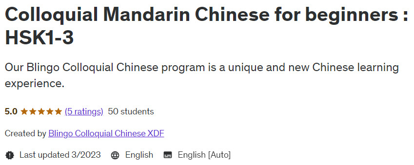 Pictures · Udemy — Colloquial Mandarin Chinese for beginners : HSK1-3 2023-3