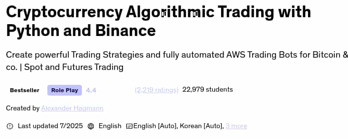 Pictures · Cryptocurrency Algorithmic Trading with Python and Binance 2025-7