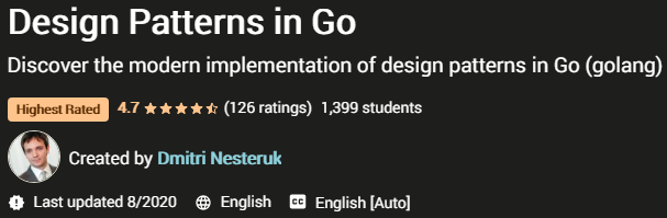 Pictures · Udemy — Design Patterns in Go 2020-8