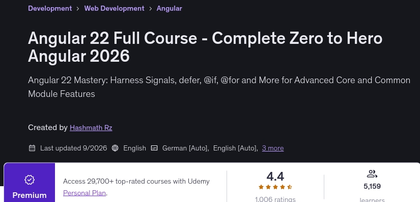 Pictures · Angular 22 Full Course – Complete Zero to Hero Angular 2026 2026-8
