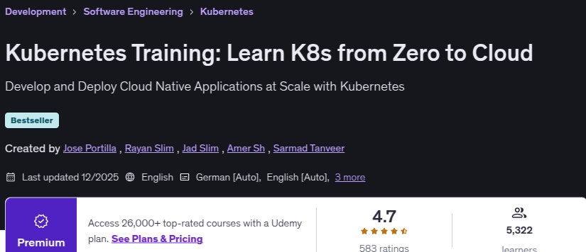 Pictures · Kubernetes Training: Learn K8s from Zero to Cloud 2025-12