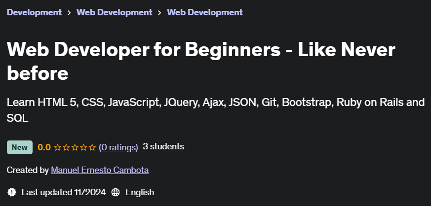 Pictures · Udemy — Web Developer for Beginners – Like Never before 2024-11