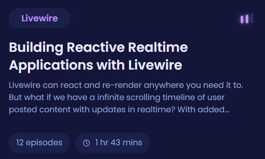 Pictures · CodeCourse — Building Reactive Realtime Applications with Livewire 2023-10
