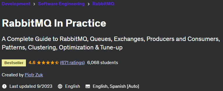 Pictures · Udemy — RabbitMQ In Practice 2023-9