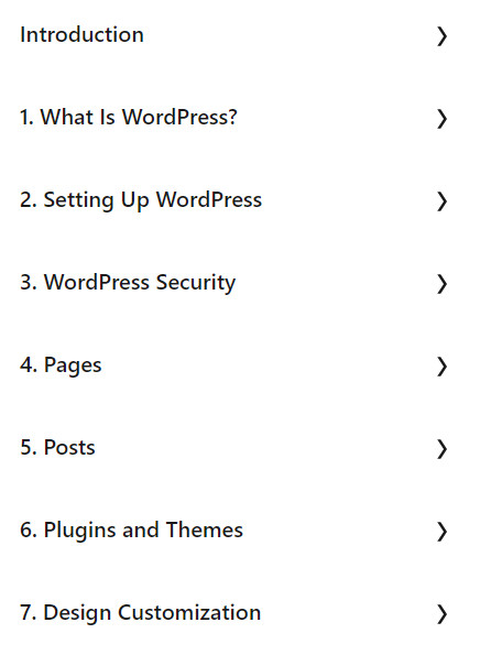 Course topics · LinkedIn — WordPress Essential Training 2024-9