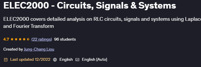 Pictures · Udemy — ELEC2000 – Circuits, Signals & Systems 2022-12