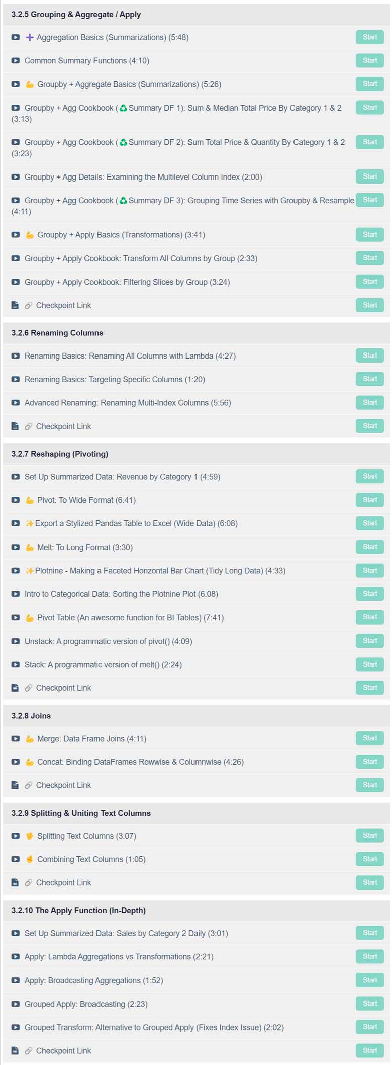 Course topics · Business Science University – Python for Data Science Automation (Course 1) 2024-10