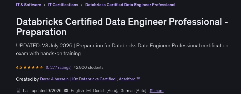 Pictures · Udemy — Databricks Certified Data Engineer Professional -Preparation 2026-9