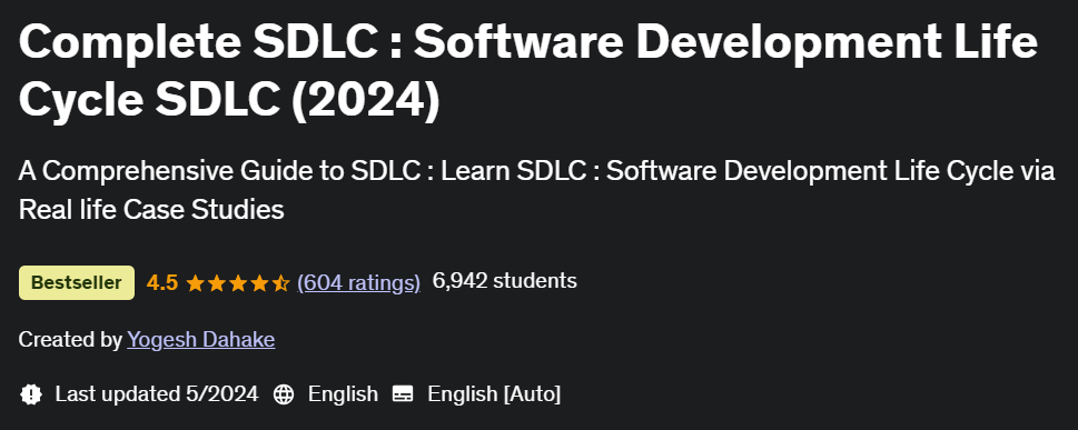 Pictures · Udemy — Complete SDLC : Software Development Life Cycle SDLC (2024) 2024-5