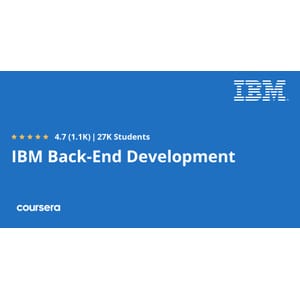 Certificat de développement professionnel IBM Back-End 2026-6
