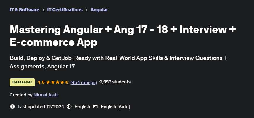 Pictures · Udemy — Mastering Angular + Ang 17 – 18 + Interview + E-commerce App 2024-12