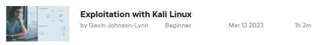 Pictures · Exploitation with Kali Linux 2023-3