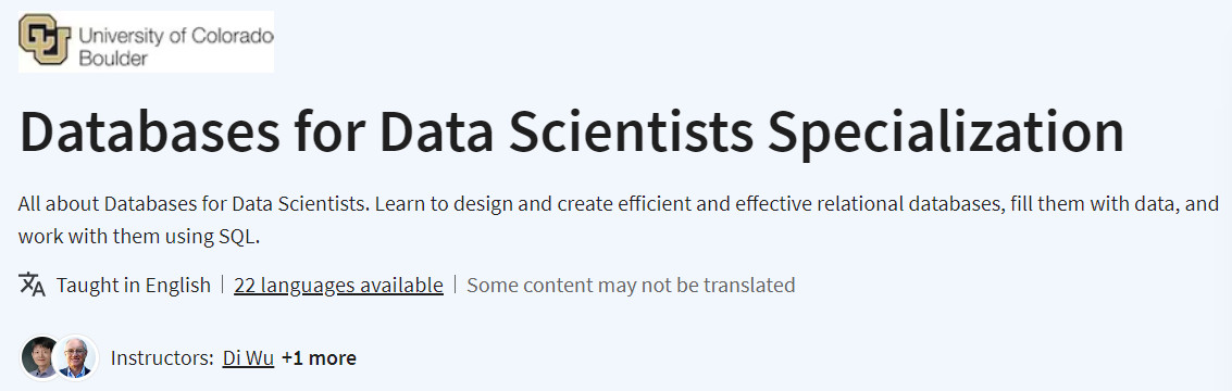 Pictures · Coursera — Databases for Data Scientists Specialization 2024-5