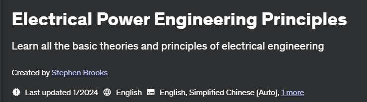 Pictures · Electrical Power Engineering Principles 2024-1