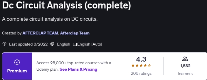 Images · Analyse du circuit DC (complète) 2022-8