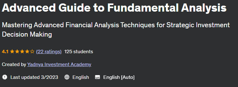 Pictures · Udemy — Advanced Guide to Fundamental Analysis 2023-3