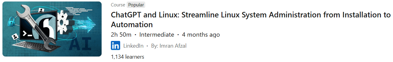 이미지 · ChatGPT 그리고 Linux원제 : Streamline Linux 설치에서 자동화에 이르기까지 시스템 관리 2025-5