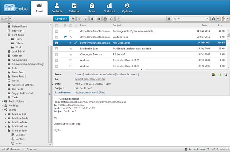 Pictures · MailEnable Enterprise Premium 10.25