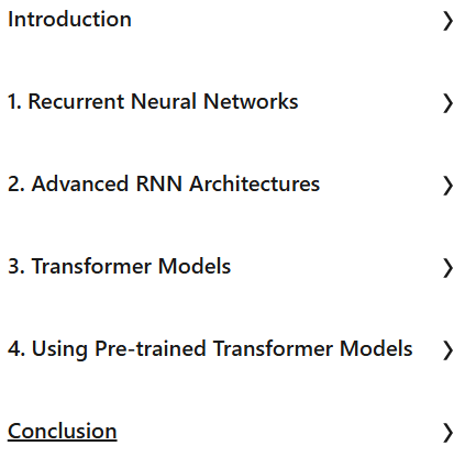 Course topics · Deep Learning with Python: Sequence Models and Transformers 2025-4