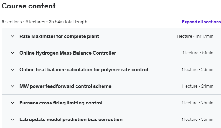Course topics · Udemy — PLC/DCS-based Advanced Process Control Implementation Tips 2022-7