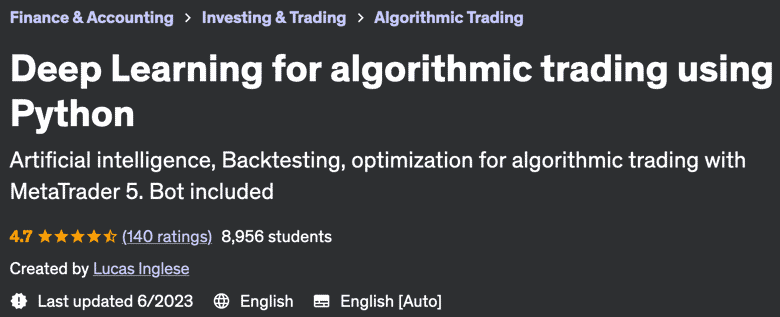 الصور · التعلم العميق للتداول الخوارزمي باستخدام Python 2022-2