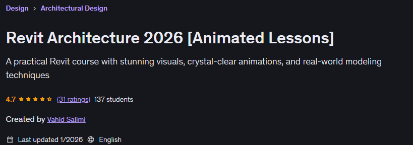 Pictures · Revit Architecture 2026 [Animated Lessons] 2024-9