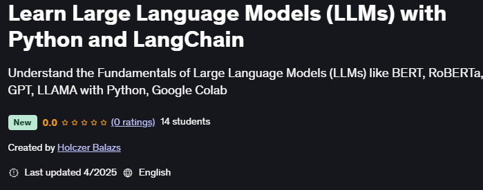 Pictures · Learn Large Language Models (LLMs) with Python and LangChain 2025-3