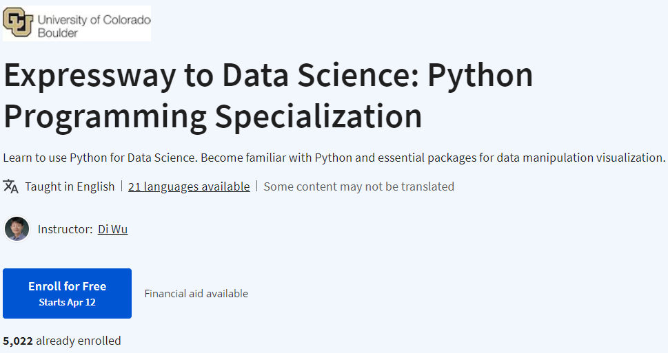 Pictures · Expressway to Data Science: Python Programming Specialization 2022-12
