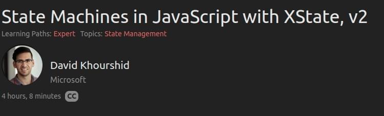 चित्र · राज्य मशीनों में JavaScript XState के साथ, v2 2021-12
