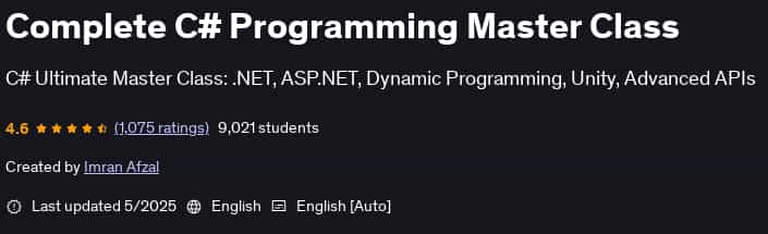 Pictures · Udemy — Complete C# Programming Master Class 2025-5
