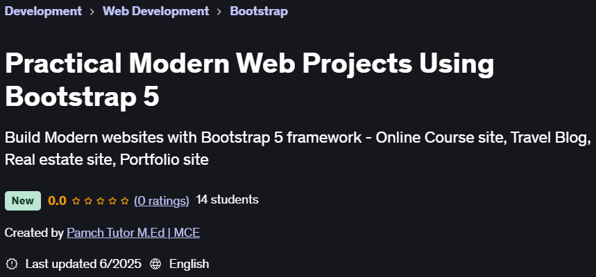 Pictures · Udemy — Practical Modern Web Projects Using Bootstrap 5 2025-6