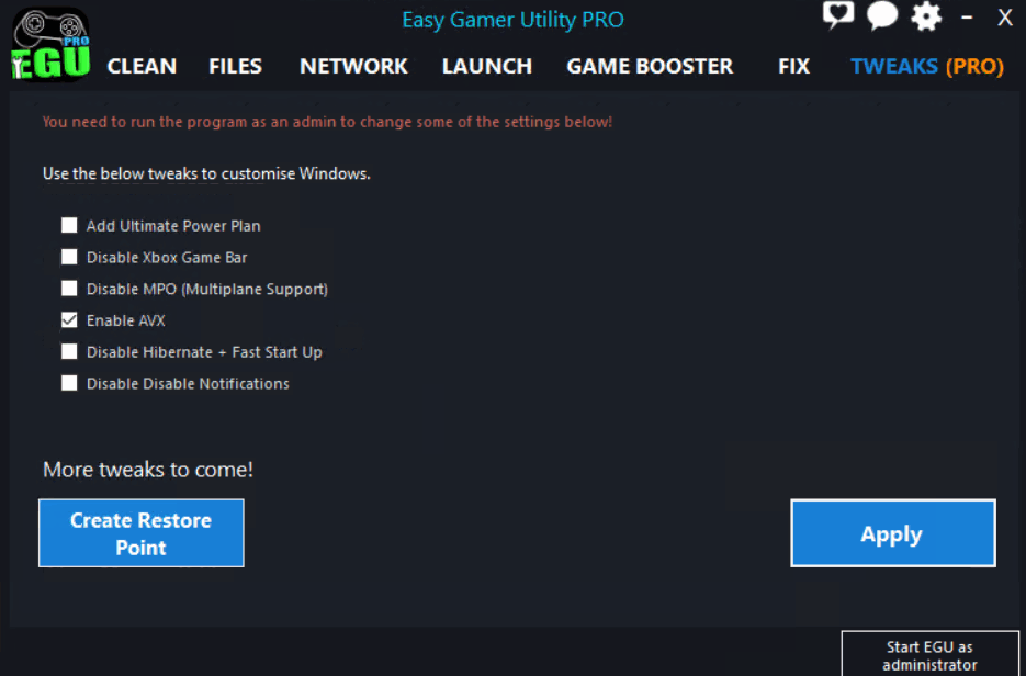 Bilder · Easy Gamer Utility für Spiele 1.3.107