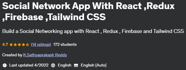 Pictures · Udemy — Social Network App With React ,Redux ,Firebase ,Tailwind CSS 2022-4