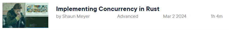 Pictures · Implementing Concurrency in Rust 2024-3