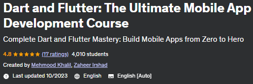 Pictures · Udemy — Dart and Flutter: The Ultimate Mobile App Development Course 2023-9