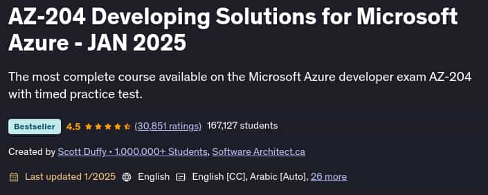 Pictures · Udemy — AZ-204 Developing Solutions for Microsoft Azure – JAN 2025 2025-1