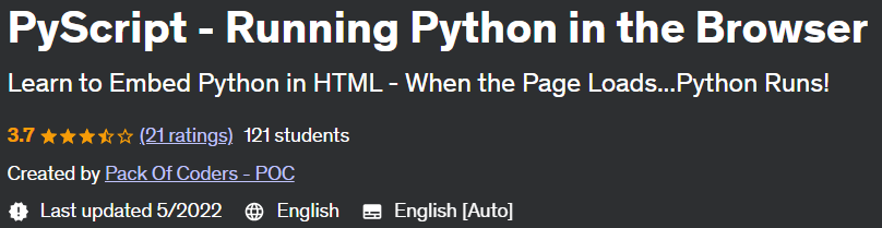 Pictures · PyScript – Running Python in the Browser 2022-5
