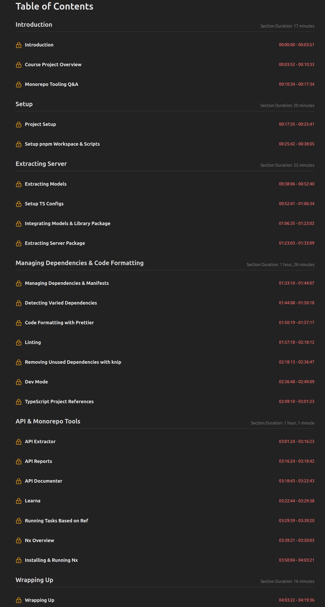 Temas del curso · TypeScript Monorepos: Arquitecto Codebases Maintainables 2025-9