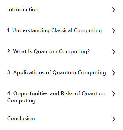 Course topics · LinkedIn — Introduction to Quantum Computing 2023-8