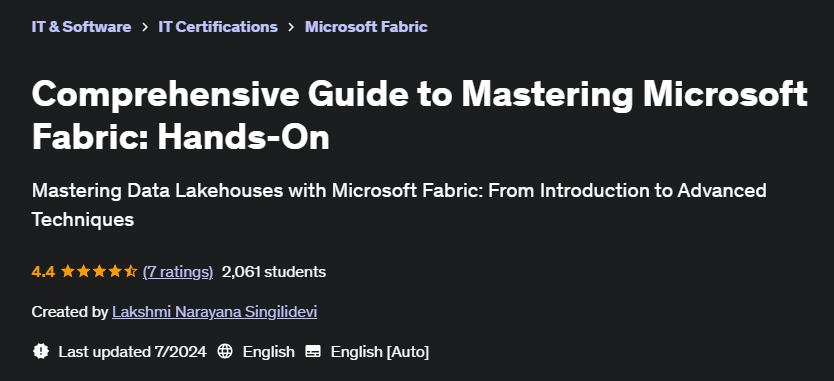 Pictures · Udemy — Comprehensive Guide to Mastering Microsoft Fabric: Hands-On 2024-7