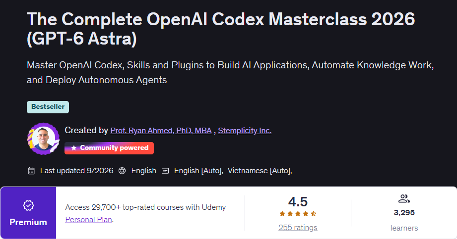 Изображения · В полном OpenAI Кодекс практический курс 2026 ГПТ -6 Астра → 2026-9