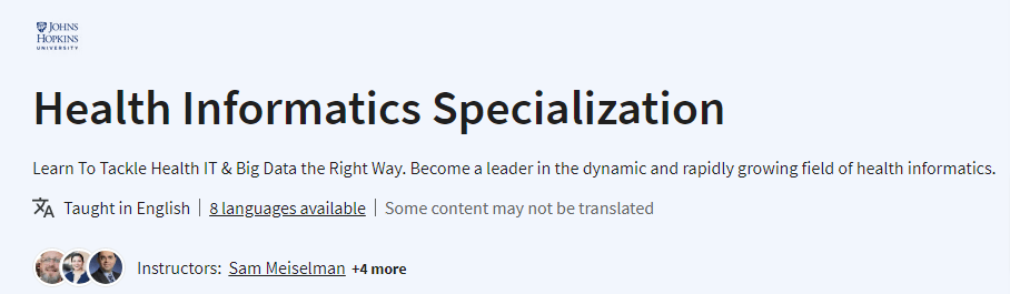 Pictures · Coursera — Health Informatics Specialization 2023-10
