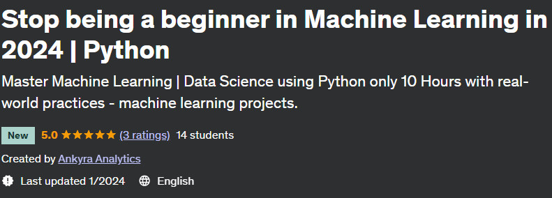 Pictures · Udemy — Stop being a beginner in Machine Learning in 2024 | Python 2024-1