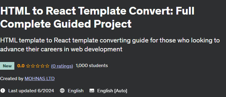Pictures · HTML to React Template Convert: Full Complete Guided Project 2024-6
