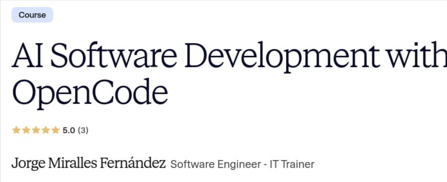 Pictures · Maven — AI Software Development with OpenCode 2026-7