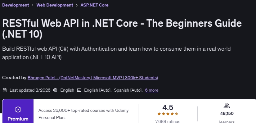 تصاویر · باقی WEB API میں .NET (→ روابط ترمیم) ابتدائی (.NET 10) 2026-2