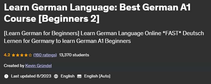 Pictures · Learn German Language: Best German A1 Course [Beginners 2] 2023-8