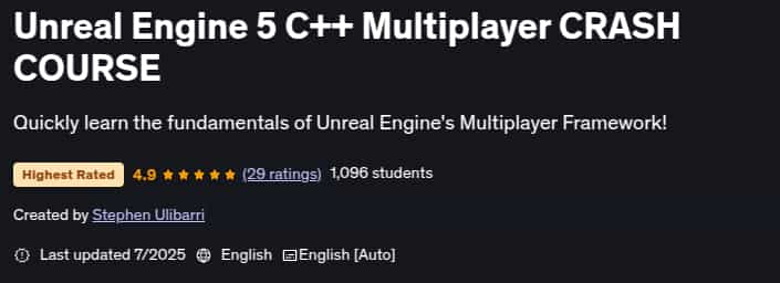Pictures · Udemy — Unreal Engine 5 C++ Multiplayer CRASH COURSE 2025-6