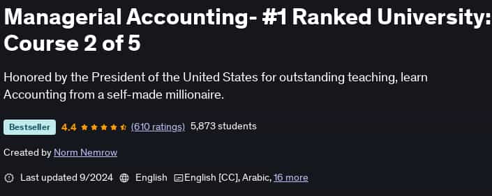 Pictures · Managerial Accounting- #1 Ranked University: Course 2 of 5 2024-9