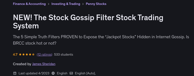 Pictures · NEW! The Stock Gossip Filter Stock Trading System 2023-4